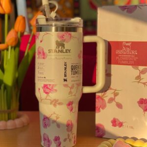 Stanley Tumbler – Flower Printed with Matching Box |  | Hot & Cold Flask | For Gift