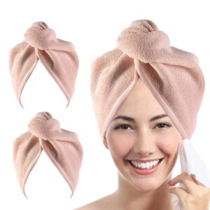 Pack of 2 Microfiber Bathing Quick Dry Hair Drying Towel