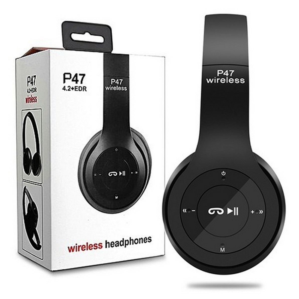 P47 Wireless Bluetooth Stereo Headphones - Image 3
