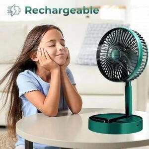 Portable Rechargeable Telescopic Folding Fan